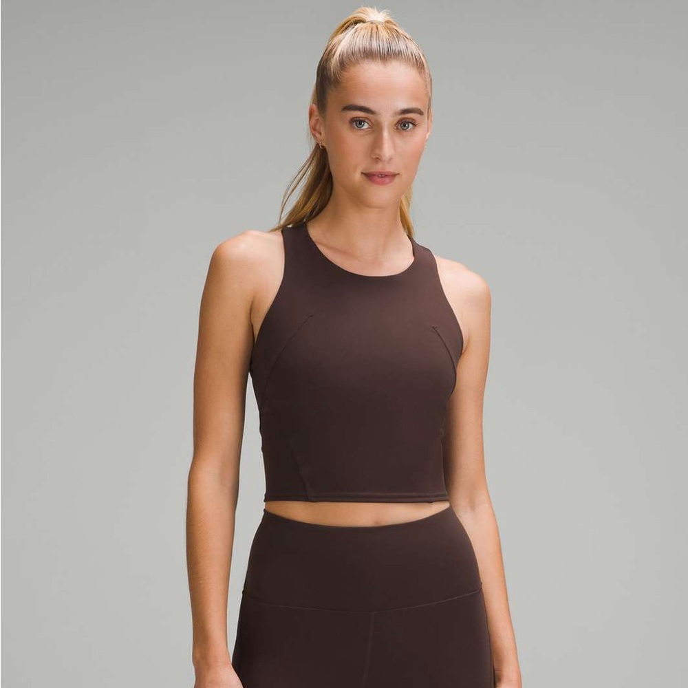 Lululemon wunder train tank in espresso